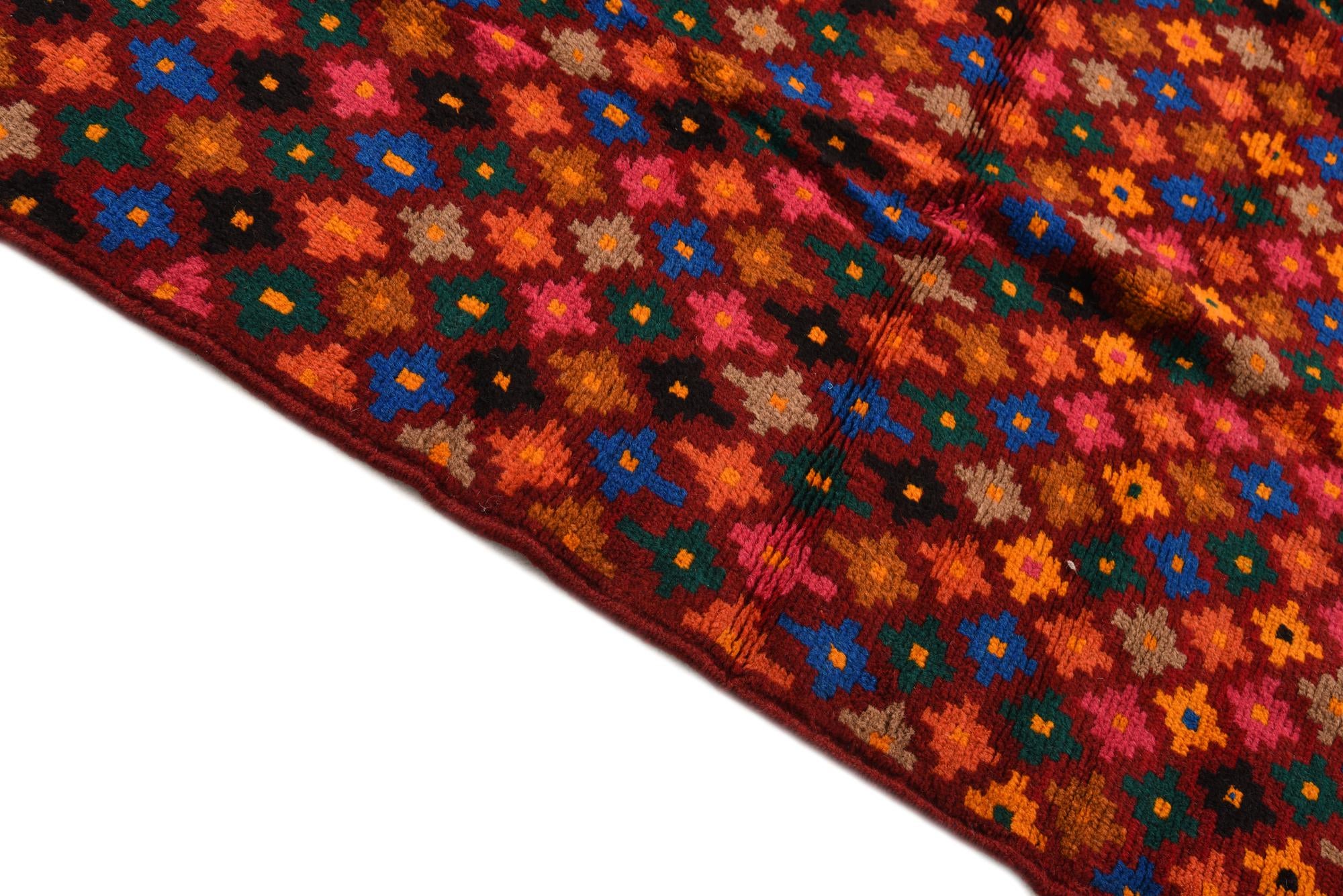 125cm x 170cm Hand Knotted Balouch Wool Rug