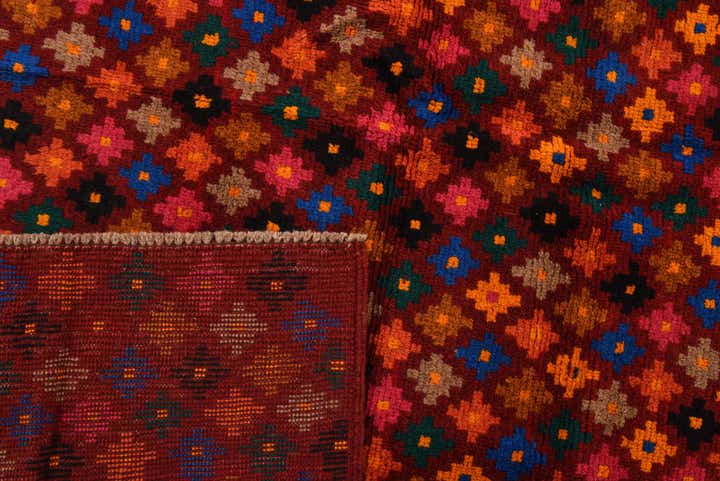 125cm x 170cm Hand Knotted Balouch Wool Rug