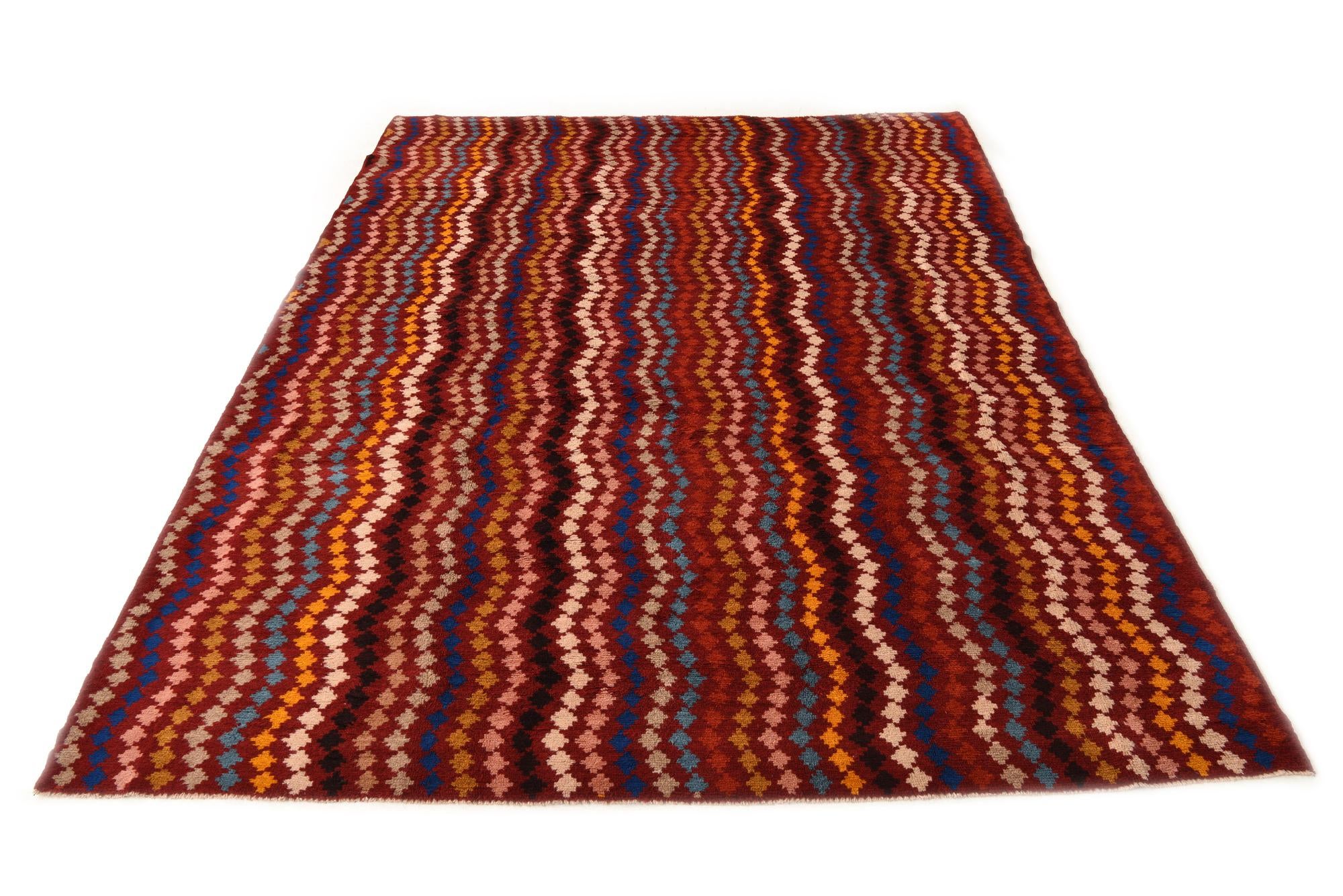 6' 9 x 9' 4 Hand Knotted Balouch Wool Rug
