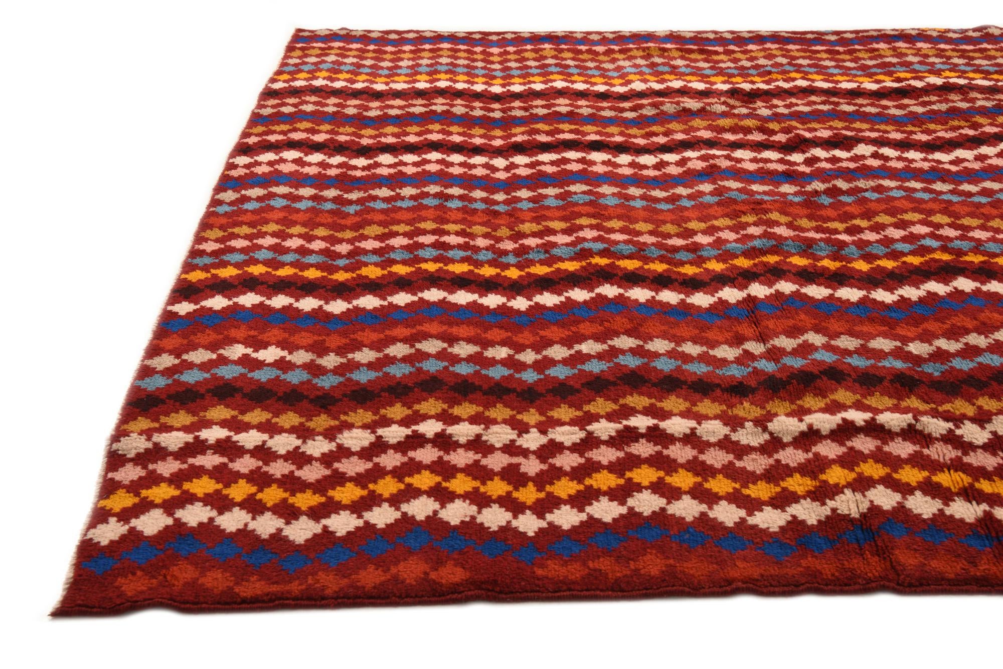 6' 9 x 9' 4 Hand Knotted Balouch Wool Rug