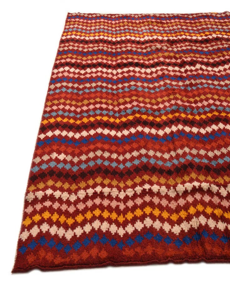 Detail image of 6' 9 x 9' 4  Hand Knotted Balouch Wool Rug