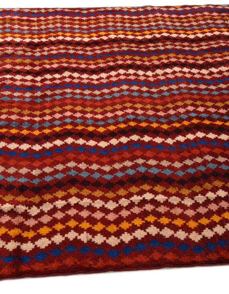 Detail image of 6' 9 x 9' 4  Hand Knotted Balouch Wool Rug