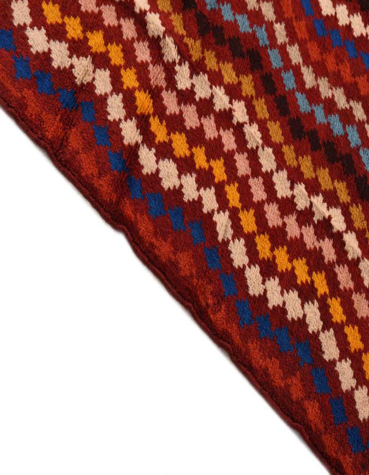 Detail image of 6' 9 x 9' 4  Hand Knotted Balouch Wool Rug