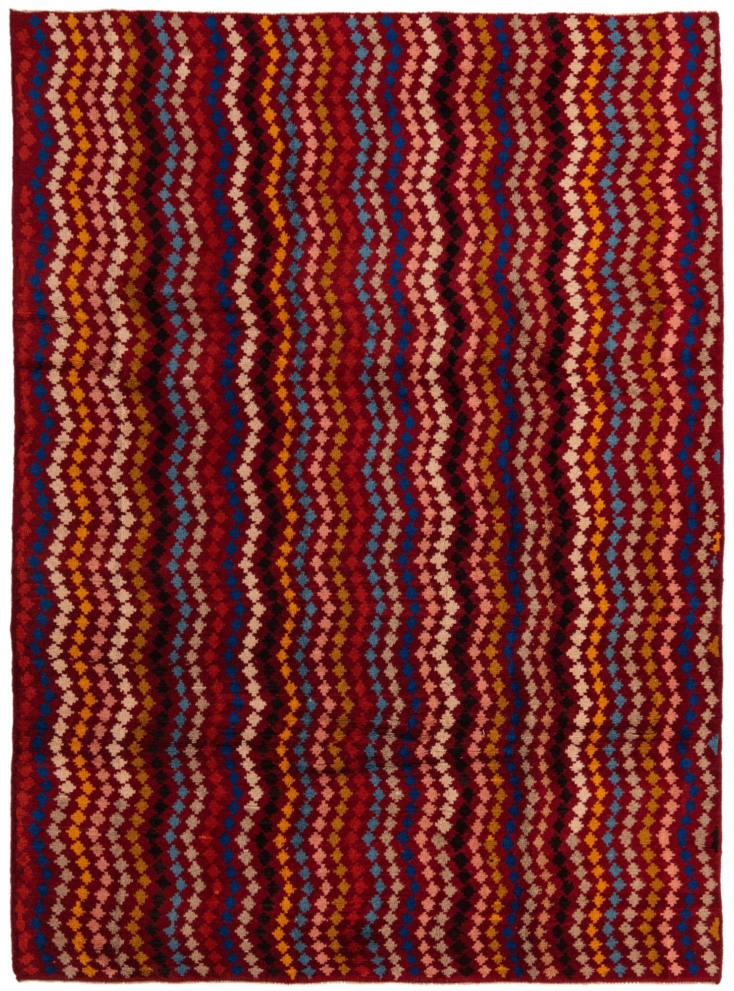6' 9 x 9' 4 Hand Knotted Balouch Wool Rug