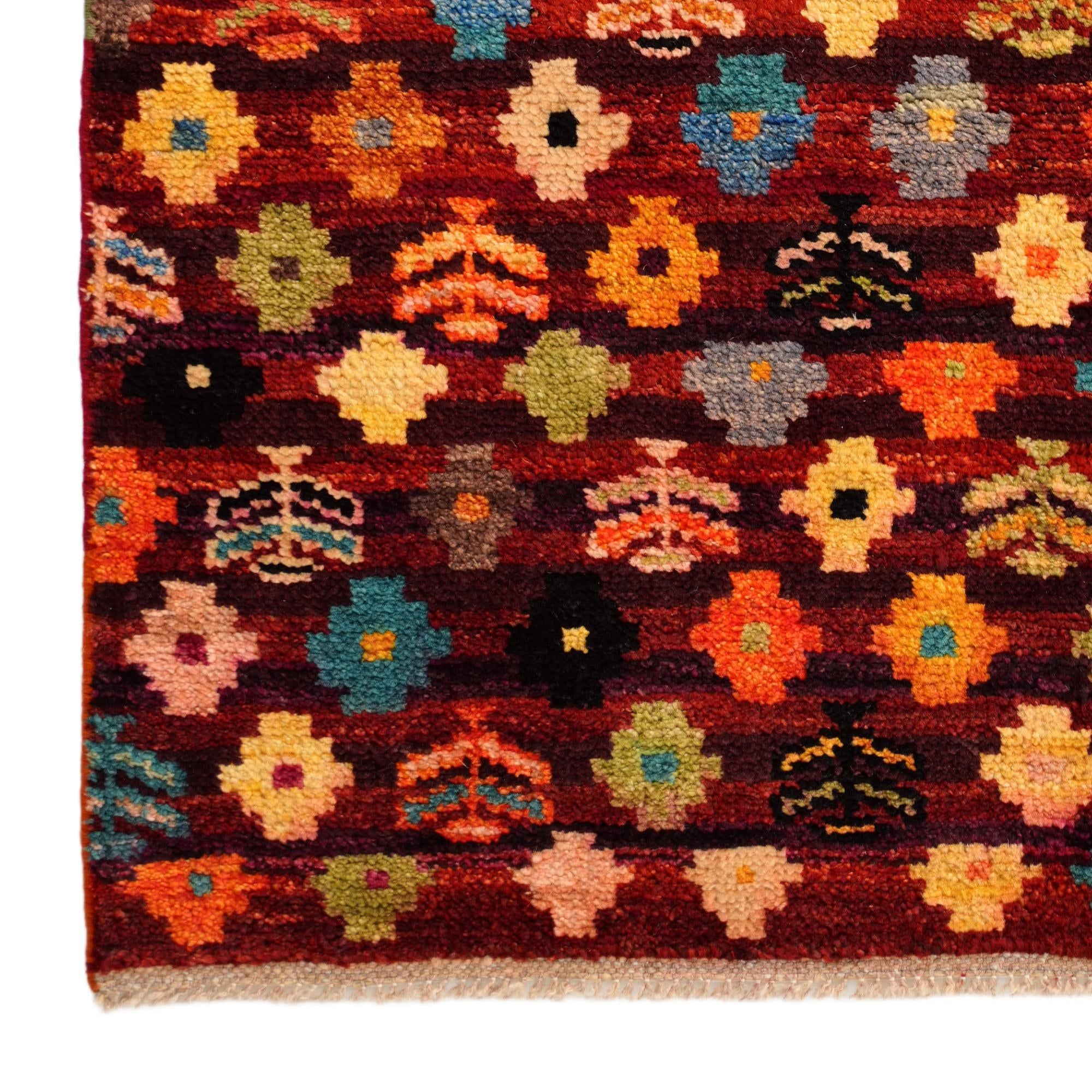 3' 4 x 5' 1 Hand Knotted Balouch Wool Rug
