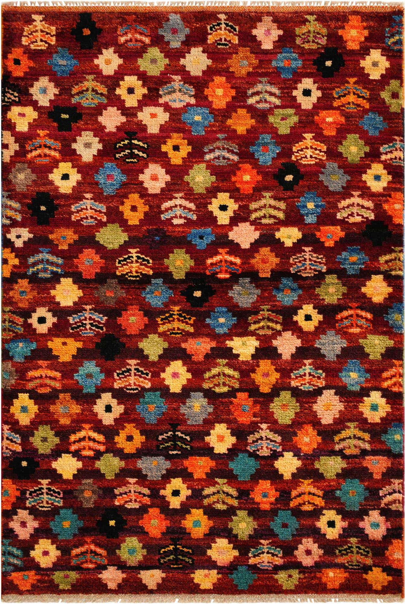 3' 4 x 5' 1 Hand Knotted Balouch Wool Rug