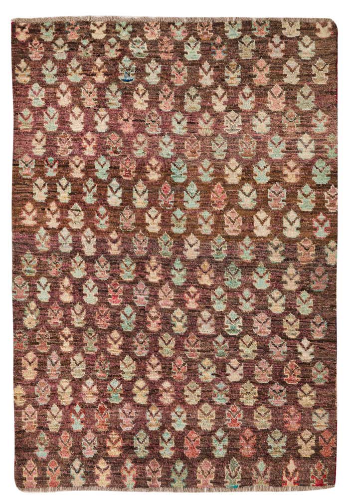 4' 1 x 5' 9 Hand Knotted Balouch Wool Rug