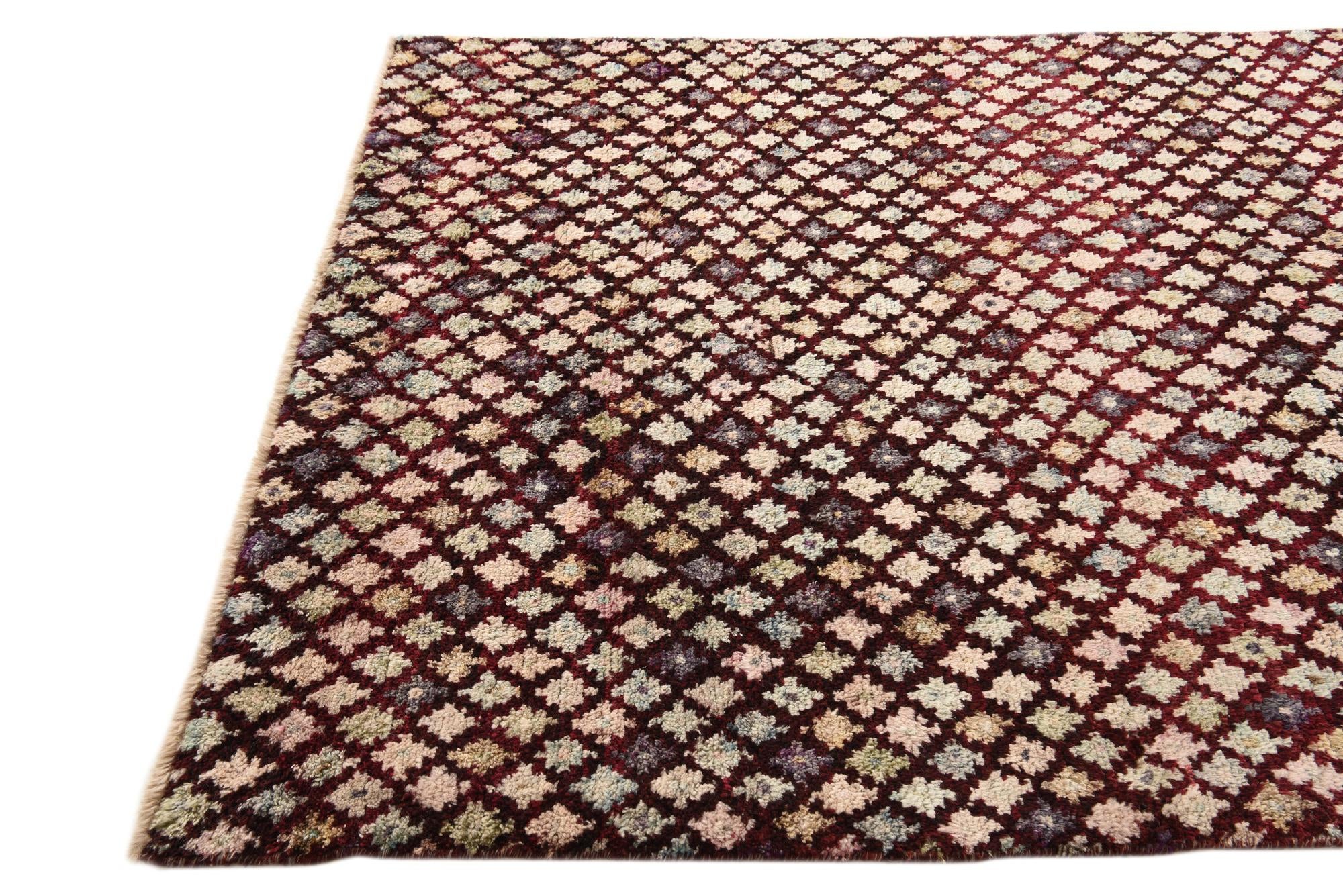5' 7 x 8' Hand Knotted Balouch Wool Rug