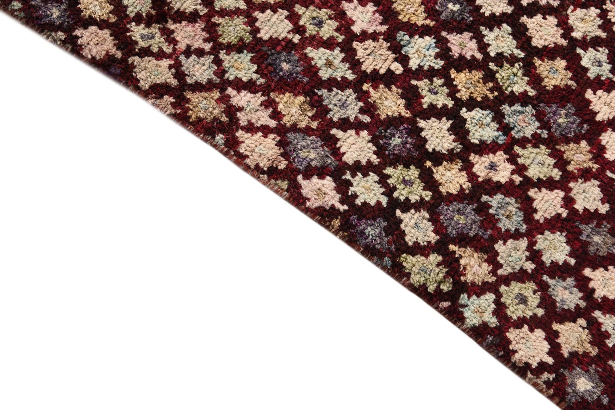 5' 7 x 8' Hand Knotted Balouch Wool Rug