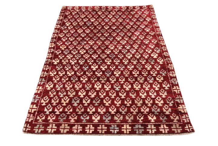 4' 1 x 6' 1 Hand Knotted Balouch Wool Rug