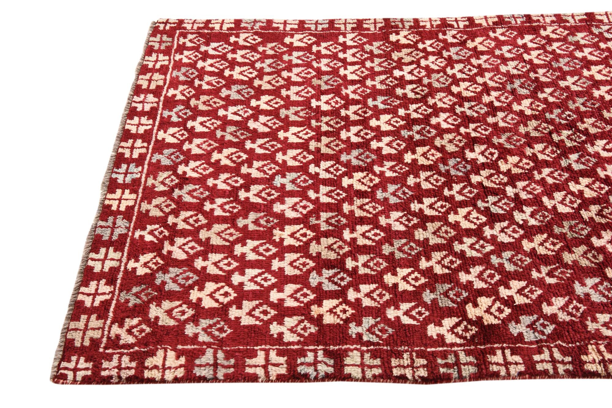 4' 1 x 6' 1 Hand Knotted Balouch Wool Rug