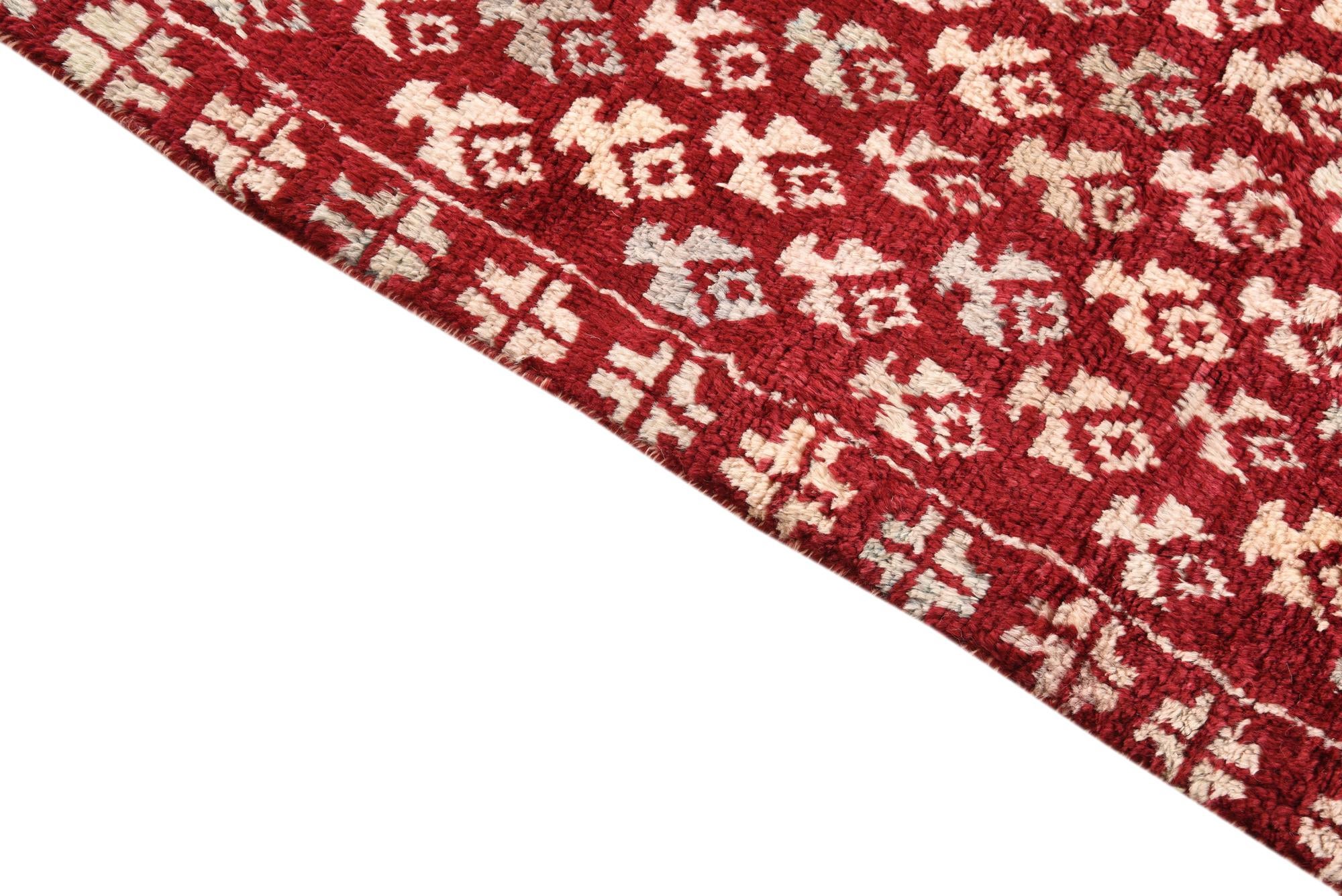4' 1 x 6' 1 Hand Knotted Balouch Wool Rug