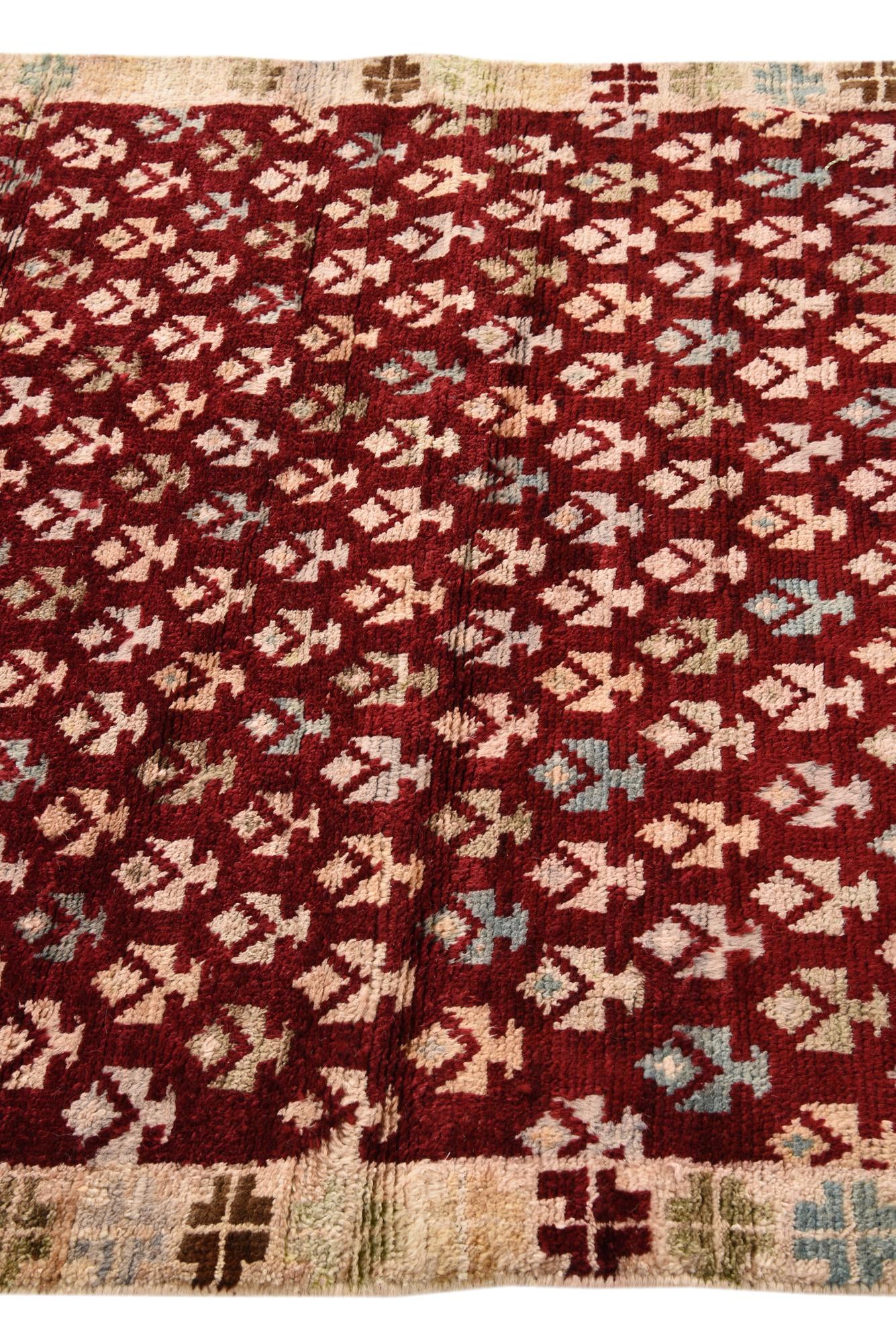 4' 2 x 6' 2 Hand Knotted Balouch Wool Rug