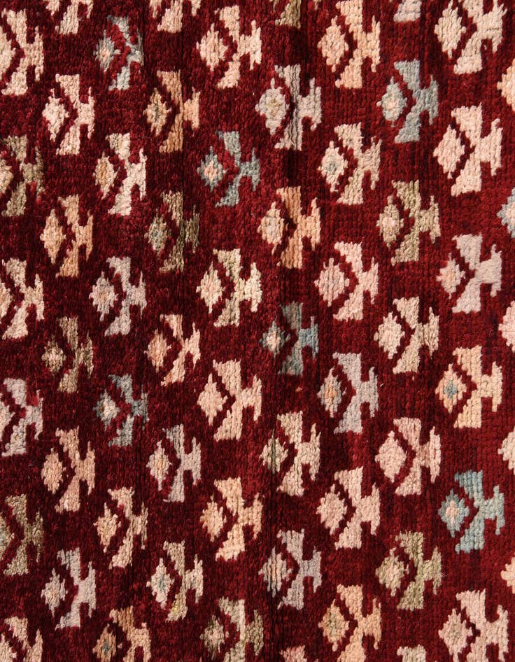 Detail image of 4' 2 x 6' 2  Hand Knotted Balouch Wool Rug