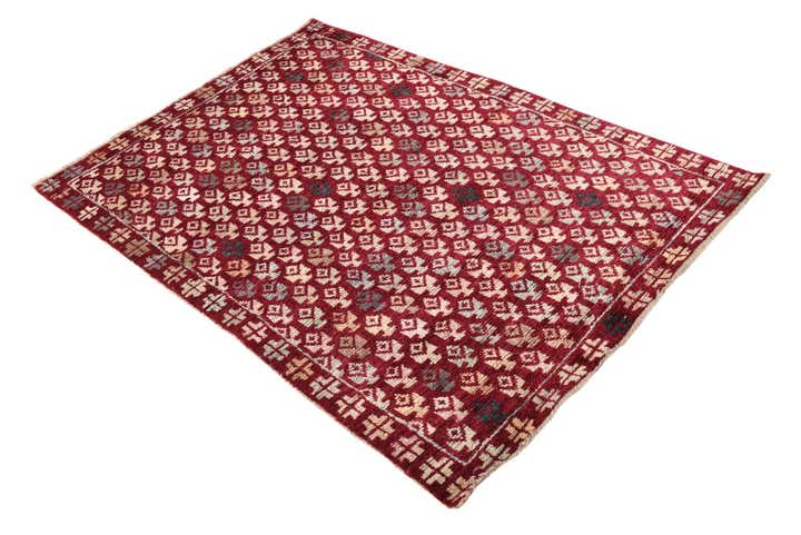 4' 1 x 5' 10 Hand Knotted Balouch Wool Rug
