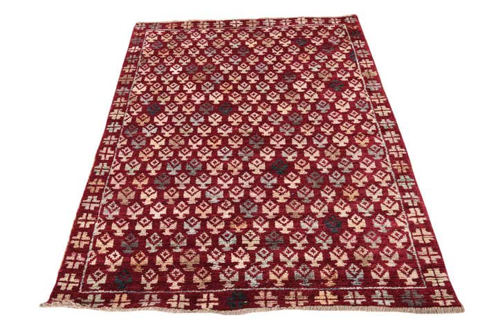 4' 1 x 5' 10 Hand Knotted Balouch Wool Rug