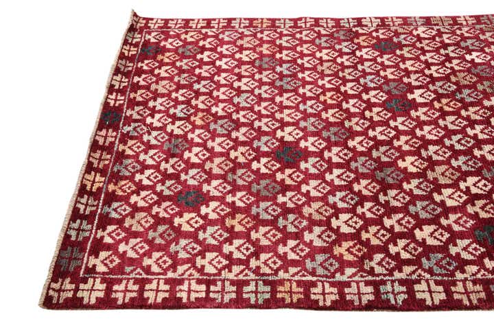 4' 1 x 5' 10 Hand Knotted Balouch Wool Rug