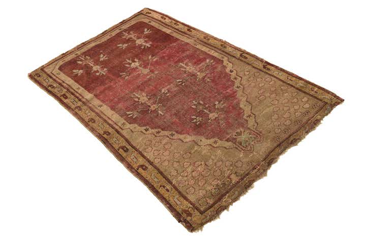 3' 4 x 5' 2 Hand Knotted Balouch Persian Wool Rug