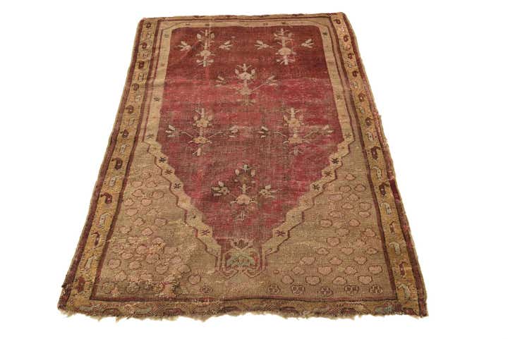 3' 4 x 5' 2 Hand Knotted Balouch Persian Wool Rug