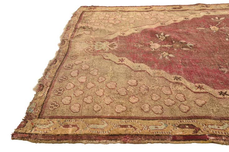 Detail image of 3' 4 x 5' 2 Hand Knotted Balouch Persian Wool Rug