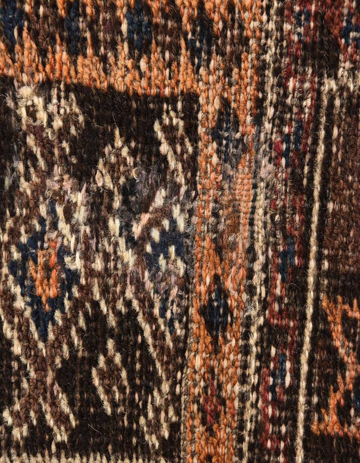 Detail image of 3' 4 x 4' 10  Hand Knotted Balouch Persian Wool Rug
