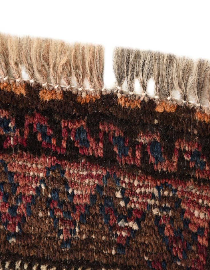 Detail image of 3' 4 x 4' 10  Hand Knotted Balouch Persian Wool Rug