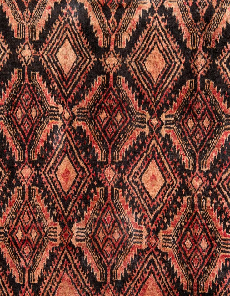 Detail image of 5' 9 x 9' 7  Hand Knotted Balouch Persian Wool Rug