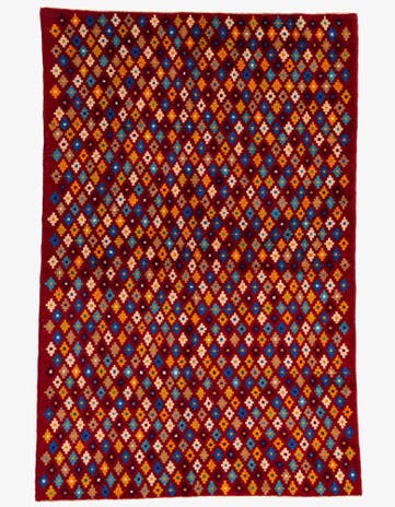 4' 8 x 7' 6 Hand Knotted Balouch Wool Rug