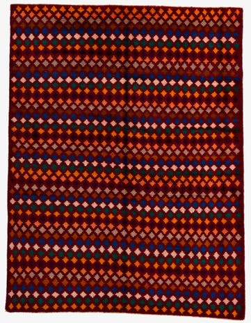 6' x 7' 10 Hand Knotted Balouch Wool Rug