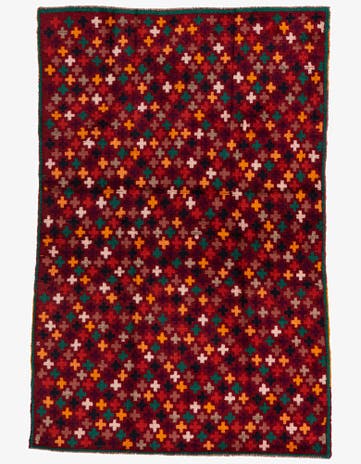 3' 10 x 6' Hand Knotted Balouch Wool Rug