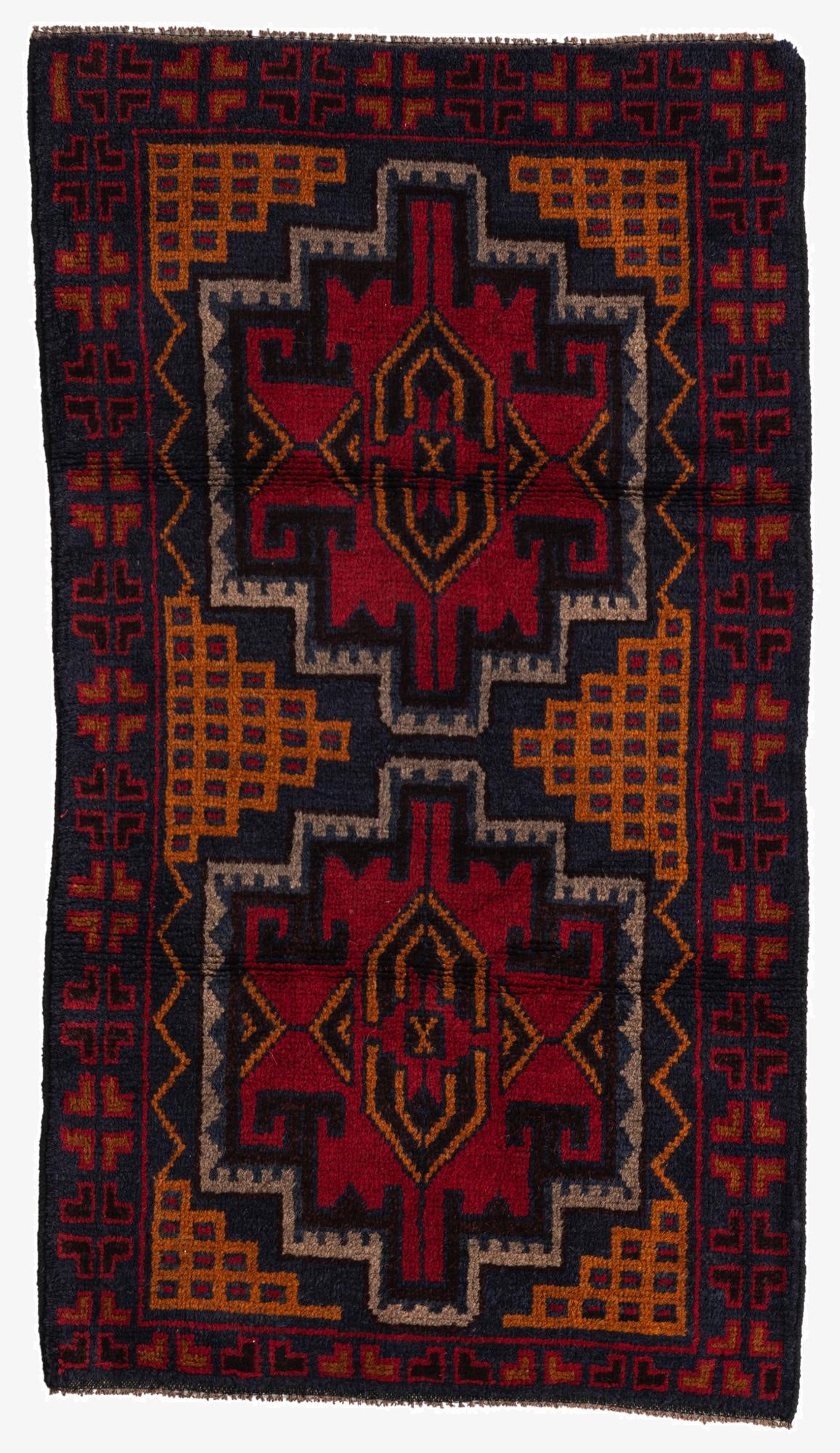 2' 9 x 5'  Hand Knotted Balouch Persian Wool Rug