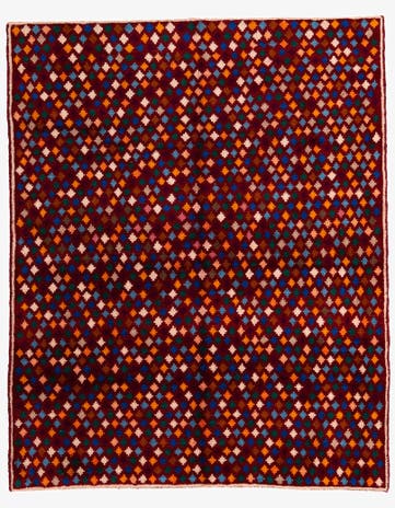 6' 4 x 7' 10 Hand Knotted Balouch Wool Rug