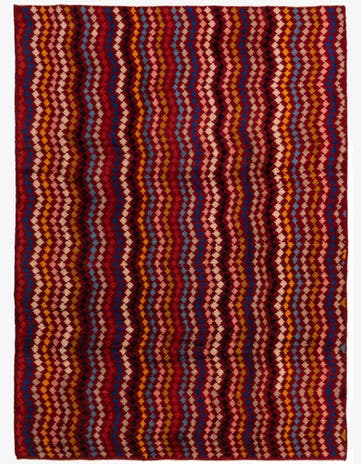 6' 9 x 9' 4 Hand Knotted Balouch Wool Rug