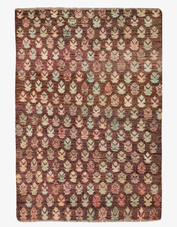 4' 1 x 5' 9 Hand Knotted Balouch Wool Rug