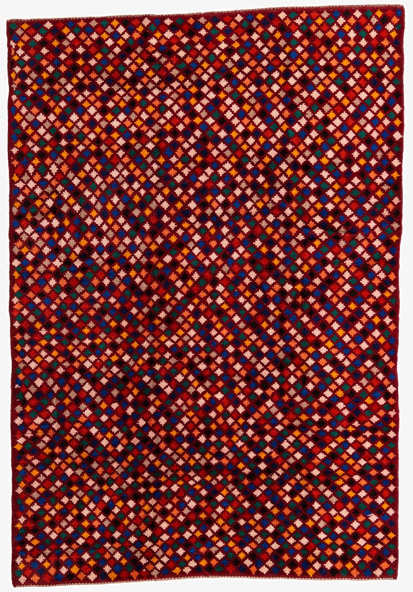 6' 9 x 10'  Hand Knotted Balouch Wool Rug