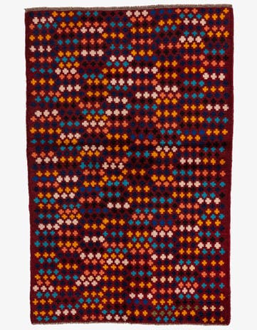 3' 10 x 5' 10 Hand Knotted Balouch Wool Rug