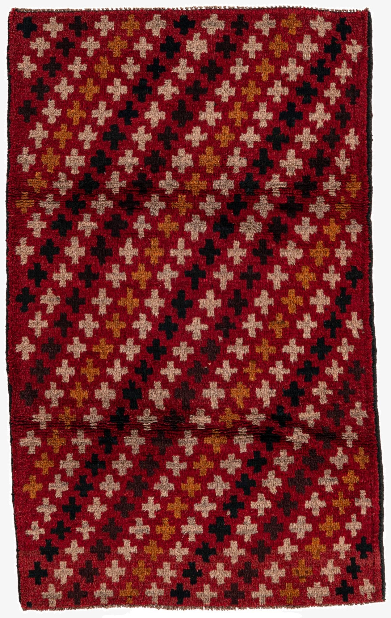 2' 10 x 4' 8  Hand Knotted Balouch Persian Wool Rug