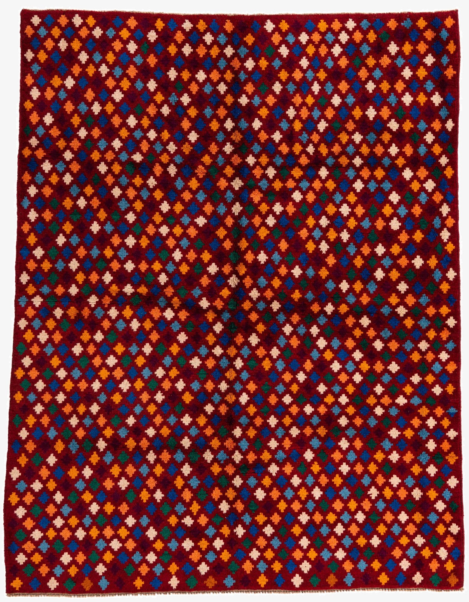 6' 2 x 8'  Hand Knotted Balouch Wool Rug