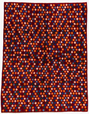 6' 2 x 8' Hand Knotted Balouch Wool Rug