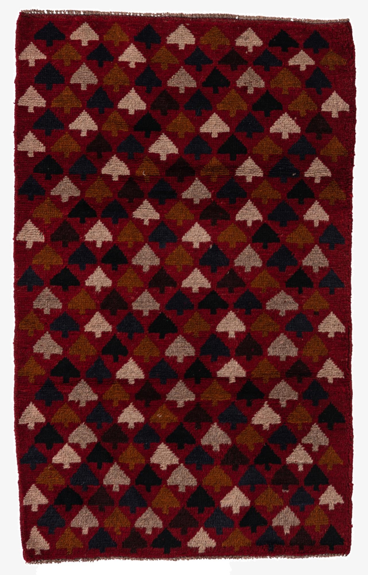 2' 10 x 4' 6  Hand Knotted Balouch Persian Wool Rug