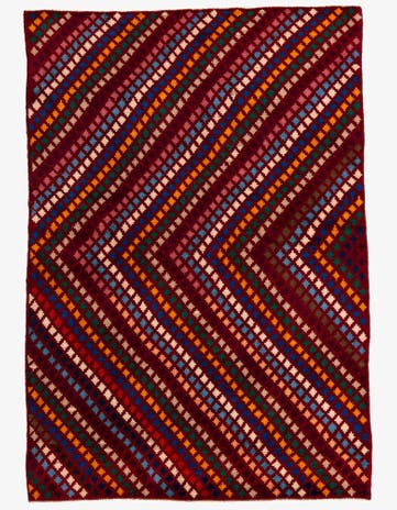 5' 8 x 8' 1 Hand Knotted Balouch Wool Rug