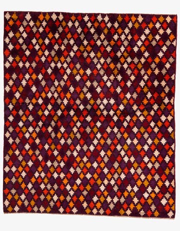 5' 9 x 6' 9 Hand Knotted Balouch Wool Rug