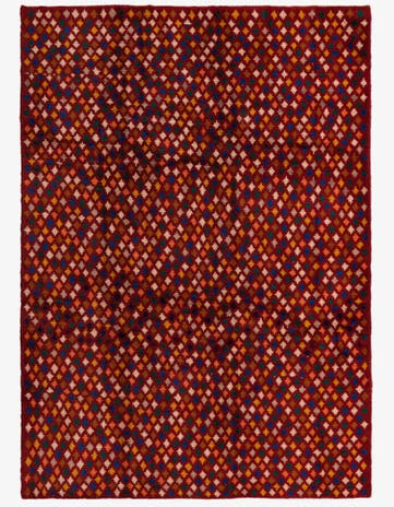 6' 10 x 9' 4 Hand Knotted Balouch Wool Rug