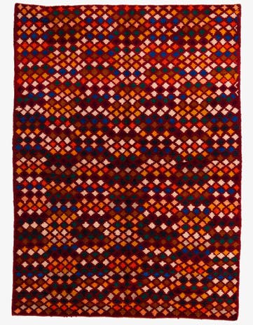 6' x 8' 3 Hand Knotted Balouch Wool Rug