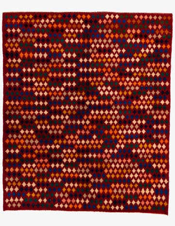 6' 2 x 7' 3 Hand Knotted Balouch Wool Rug