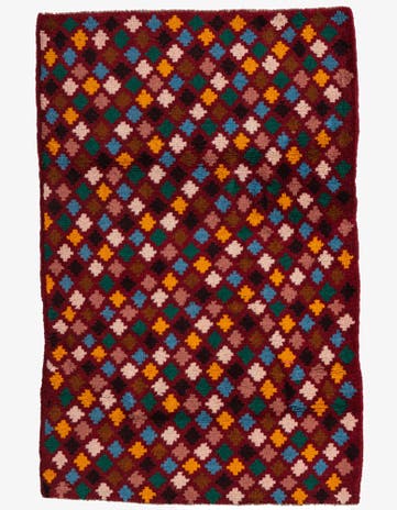 3' x 4' 7 Hand Knotted Balouch Wool Rug