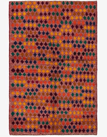 3' 10 x 5' 10 Hand Knotted Balouch Wool Rug