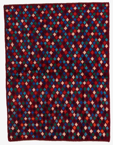 5' x 6' 7 Hand Knotted Balouch Wool Rug