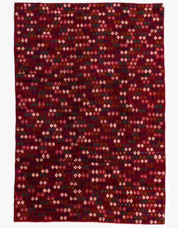 6' 9 x 9' 11 Hand Knotted Balouch Wool Rug