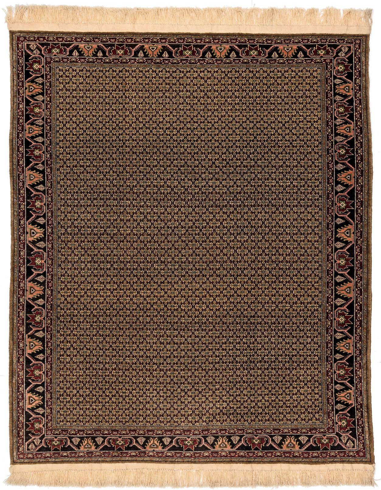6' 7 x 10' Hand Knotted Bidjar Wool Rug